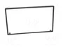 4CARMEDIA Bastidor de montaje de radio 2 DIN 110x188x8mm