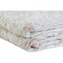 DKD Home Decor Colcha Floral Bordada Beige y Marrón 180x260x1 cm