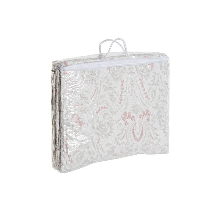 DKD Home Decor Colcha Floral Bordada Beige y Marrón 180x260x1 cm DKD Home Decor Colcha Floral Bordada Beige y Marrón 180x260x1 cm