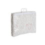 DKD Home Decor Colcha Floral Bordada Beige y Marrón 180x260x1 cm