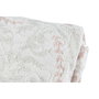 DKD Home Decor Colcha Floral Bordada Beige y Marrón 180x260x1 cm