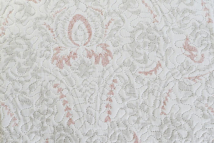 DKD Home Decor Colcha Romantico Beige Marron 260 x 180 cm