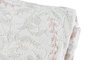 DKD Home Decor Colcha Floral Bordada Beige y Marrón 180x260x1 cm