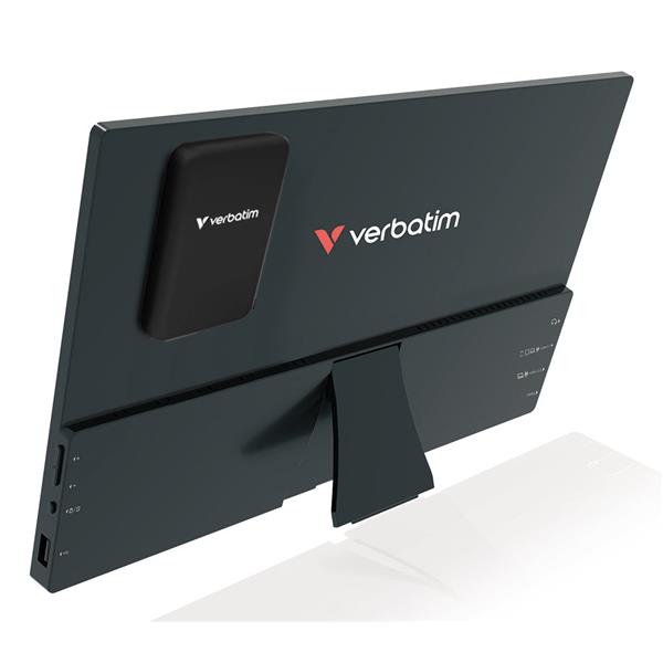 Verbatim Monitor Portátil Táctil 14 Pulgadas Full HD con Power Bank 5000mAh Black S Verbatim Monitor Portátil Táctil 14 Pulgadas Full HD con Power Bank 5000mAh Black S