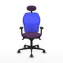 PIQUERAS Y CRESPO Silla de oficina Jorquera con mecanismo Sincro, morado y azul