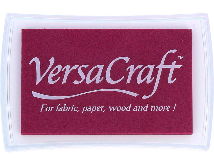 Tsukineko VERSACRAFT Almohadilla de Tinta Granate 95x65mm Tsukineko VERSACRAFT Almohadilla de Tinta Granate 95x65mm