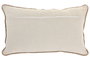 DKD Home Decor Cojín Algodón y Yute Blanco 30x50 cm