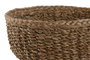 DKD Home Decor Set de 3 Cestas de Fibra Natural 30x30x13 cm