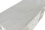 DKD Home Decor Isla Cocina India 1c24 Cottage Blanco Madera y Mármol 76 x 92 x 168 cm con 6 Cajones y 2 Estantes