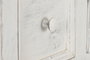 DKD Home Decor Isla Cocina India 1c24 Cottage Blanco Madera y Mármol 76 x 92 x 168 cm con 6 Cajones y 2 Estantes