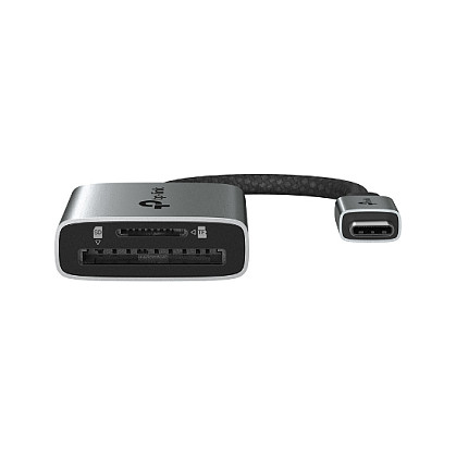TP-Link UA440C Hub USB-C a SD y microSD, Lector de Tarjetas USB 3.2 Gen 1 Type-C de Aluminio Gris TP-Link UA440C Hub USB-C a SD y microSD, Lector de Tarjetas USB 3.2 Gen 1 Type-C de Aluminio Gris