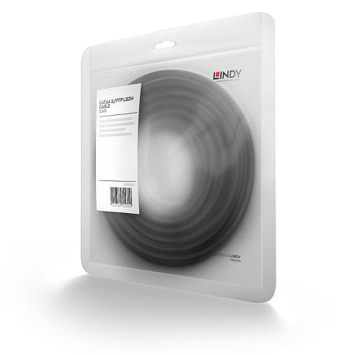 Lindy 45342 Cable de Red Ethernet 40 m - Cat6a S/FTP (S-STP) Blindado - Negro - IEEE 802.3/3ab/3ae/3u - Conectores RJ-45 Macho