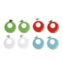 My Other Me Pendientes Flamenca Blanco 4,5 cm
