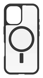 OtterBox React Series para MagSafe para Apple iPhone 16, Black Crystal