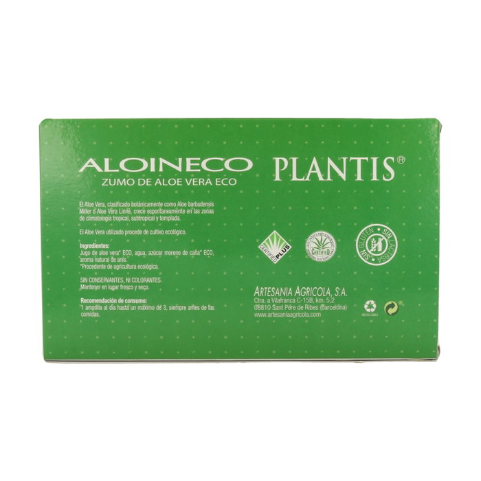 Plantis Aloin Zumo de Aloe Vera 20 ampollas