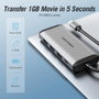 Vention Docking Station USB Tipo-C CNDHB 8 en 1 Gris