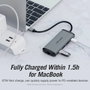 Vention Docking Station USB Tipo-C CNDHB 8 en 1 Gris
