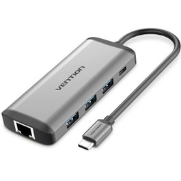 Vention Docking Station USB Tipo-C CNDHB 8 en 1 Gris