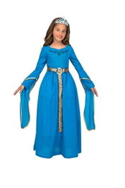My Other Me Disfraz Princesa Medieval Azul Talla 7-9 Y