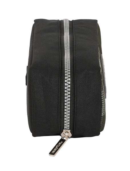 Estuche Escolar Safta Stone Negro 21 x 8 x 8 cm