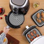 Inde Quttin Base Silicona Air Fryer Redonda 19.5 cm (24 Unidades)