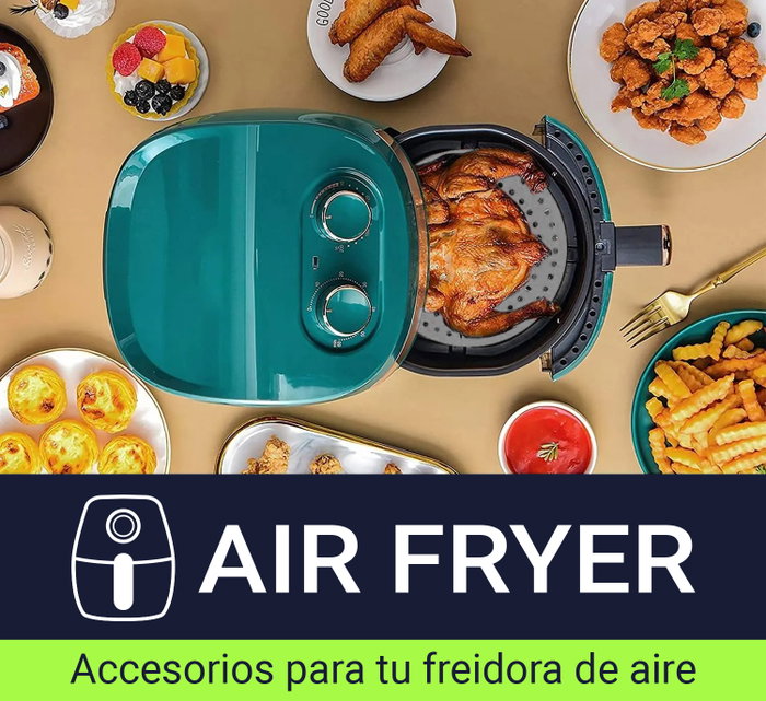 Inde Quttin Base Silicona Air Fryer Redonda 19.5 cm (24 Unidades) Inde Quttin Base Silicona Air Fryer Redonda 19.5 cm (24 Unidades)