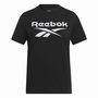 Camiseta de Manga Corta Mujer Reebok Identity Big Logo Negro