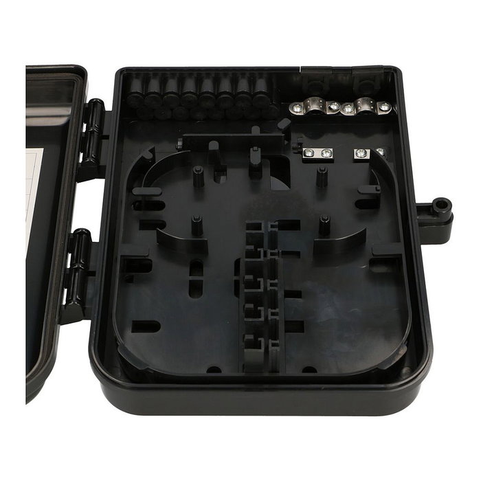 Extralink Eliza V2 Caja de Terminal de Fibra Óptica 16 Núcleos Negro Mid-span