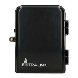 Extralink Eliza V2 Caja de Terminal de Fibra Óptica 16 Núcleos Negro Mid-span