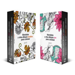 ZENITH Estuche Mandalas y otros dibujos para colorear