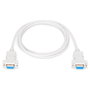 Digitus Cable de conexión de módem nulo D-Sub 9-pin Hembra/Hembra, 1,8 m, Beige