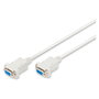 Digitus Cable de conexión de módem nulo D-Sub 9-pin Hembra/Hembra, 1,8 m, Beige