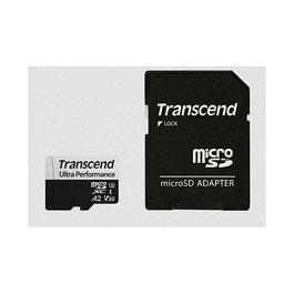 Transcend Tarjeta microSDXC 340S de 64 GB con adaptador
