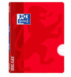 Libreta Grapada Oxford School Openflex A4 48H Pauta 3,5 Rojo (Set de 10)