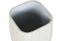 DKD Home Decor Macetero de Fibra Arcilla 32x32x60 Crudo Desgastado