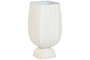 DKD Home Decor Macetero de Fibra Arcilla 32x32x60 Crudo Desgastado