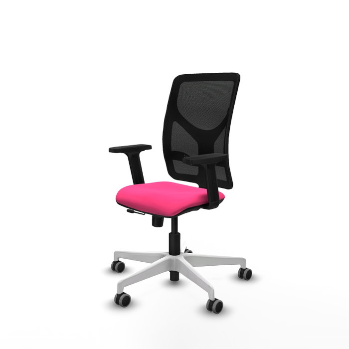 PIQUERAS Y CRESPO Silla de oficina Motilla Rosa y Negro PIQUERAS Y CRESPO Silla de oficina Motilla Rosa y Negro