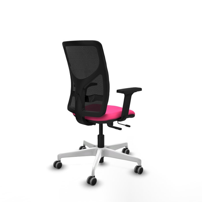 PIQUERAS Y CRESPO Silla de oficina Motilla Rosa y Negro PIQUERAS Y CRESPO Silla de oficina Motilla Rosa y Negro