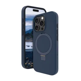 Dbramante1928 Iceland Ultra D3O MS Kick Funda para Apple iPhone 16 Pro Max 17.5 cm (6.9") Azul, Resistente a Impactos, Compatible con MagSafe, Soporte de Sobremesa