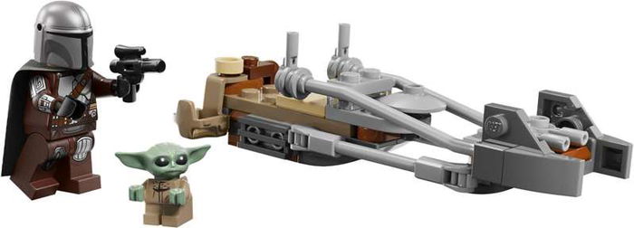 Lego Star Wars Juego de Construcción Moto Speeder del Mandaloriano y Grogu, Edad 8+