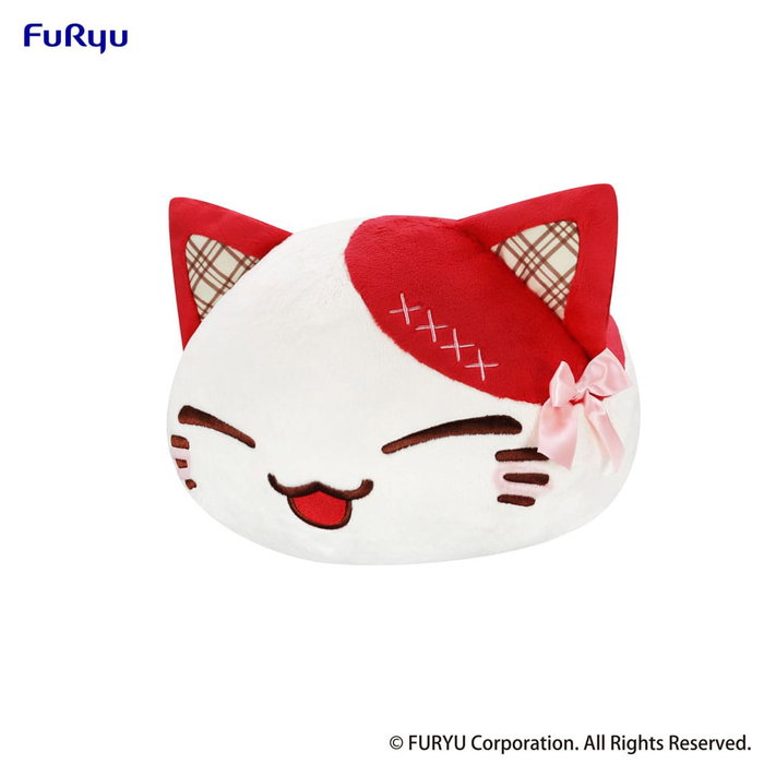 Nemuneko Cat Peluche Sweet Big Plush Red 35 cm Nemuneko Cat Peluche Sweet Big Plush Red 35 cm