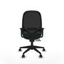 PIQUERAS Y CRESPO Silla de oficina Cilanco con mecanismo Sincro/Traslack Turquesa y Negro