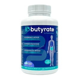KEYBIOLOGICAL K-Butyrate 60 Cápsulas | Postbiótico con Ácido Butírico Vegano