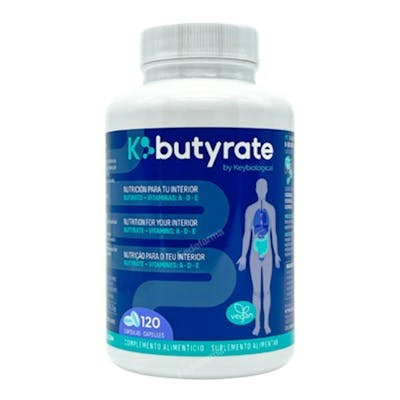 KEYBIOLOGICAL K-Butyrate 60 Cápsulas | Postbiótico con Ácido Butírico Vegano KEYBIOLOGICAL K-Butyrate 60 Cápsulas | Postbiótico con Ácido Butírico Vegano