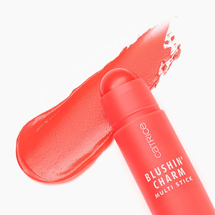 Catrice Blushin' Charm Multi Stick #020-Coral Cutie - Multiusos para Labios y Mejillas en Crema, 5.50 g
