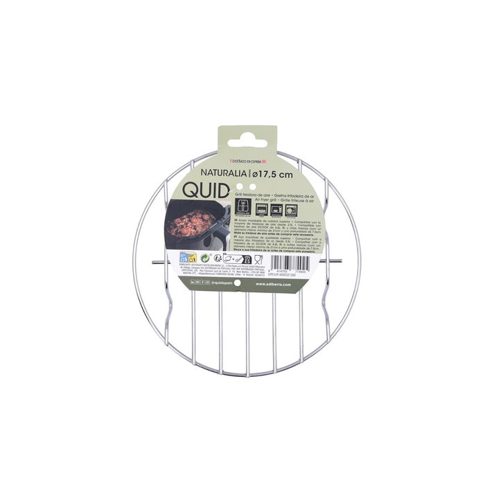 Grill Acero Naturalia Quid 17,5x5 cm (12 Unidades) Grill Acero Naturalia Quid 17,5x5 cm (12 Unidades)