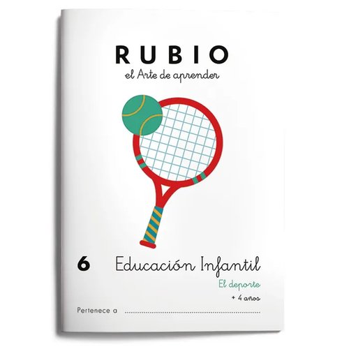 Rubio Cuaderno Educación Infantil Nº 6 - El Deporte (+4 años) Rubio Cuaderno Educación Infantil Nº 6 - El Deporte (+4 años)