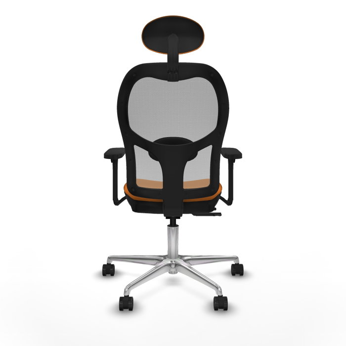 PIQUERAS Y CRESPO Silla de oficina Jorquera Naranja y Gris