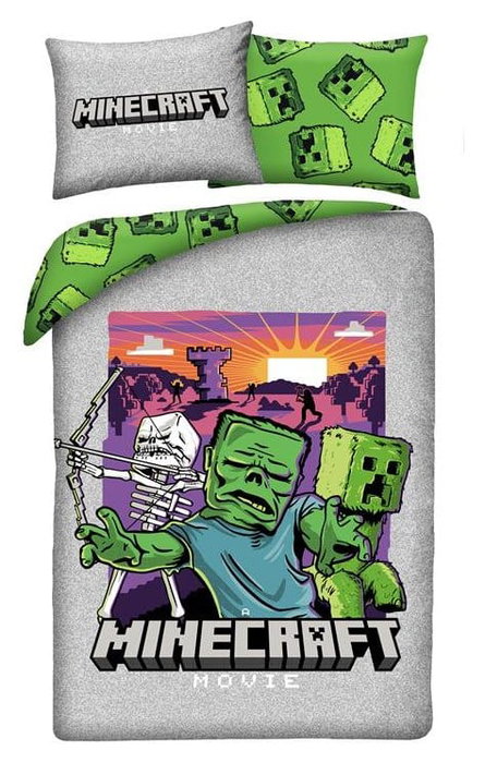 Minecraft Movie Funda Nórdica Ver. 1 140 x 200 cm / 70 x 90 cm Minecraft Movie Funda Nórdica Ver. 1 140 x 200 cm / 70 x 90 cm