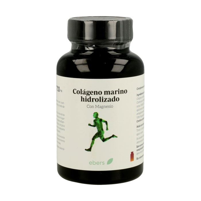 Ebers Colágeno Marino Hidrolizado 750 mg 100 Cápsulas con Magnesio Ebers Colágeno Marino Hidrolizado 750 mg 100 Cápsulas con Magnesio